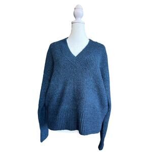 PISTOLA Blue Everyday Sweater V-Neck Size Small Retail‎ $148